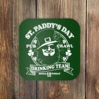 St. Paddy's Day Pub Crawl Drinking Team Coaster thumb 0