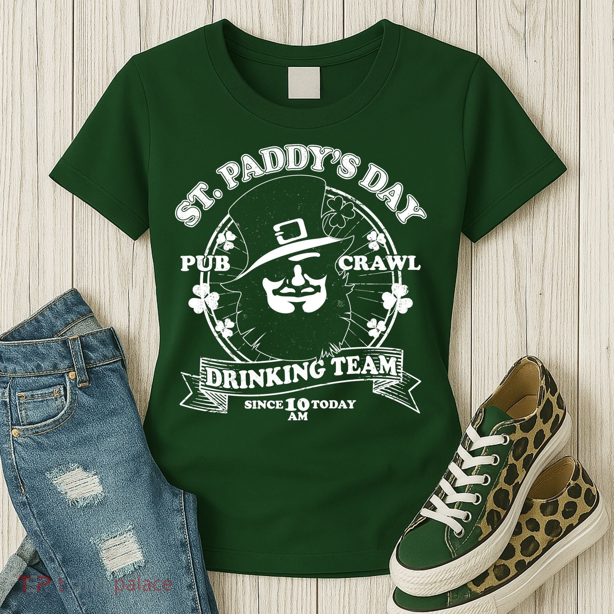 St. Paddy's Day Pub Crawl Drinking Team Women's T-Shirt