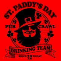 St. Paddy's Day Pub Crawl Drinking Team Santa Hat thumb 1