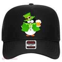 St. Patrack's Day Funny Penguin Drinking Beer Hat thumb 0