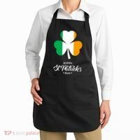 St. Patrick Day Irish Clover Flag Apron thumb 2