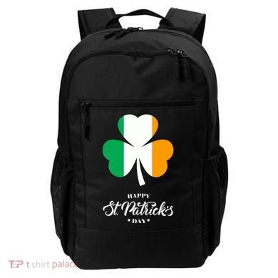 St. Patrick Day Irish Clover Flag Backpack