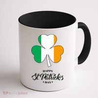 St. Patrick Day Irish Clover Flag Coffee Mug thumb 1