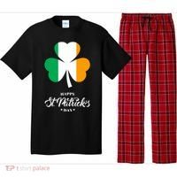 St. Patrick Day Irish Clover Flag Pajama Set thumb 0