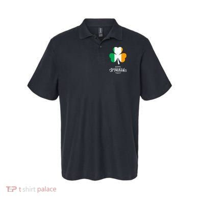 St. Patrick Day Irish Clover Flag Polo