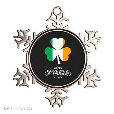 St. Patrick Day Irish Clover Flag Ornament