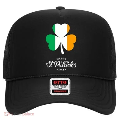 St. Patrick Day Irish Clover Flag Hat