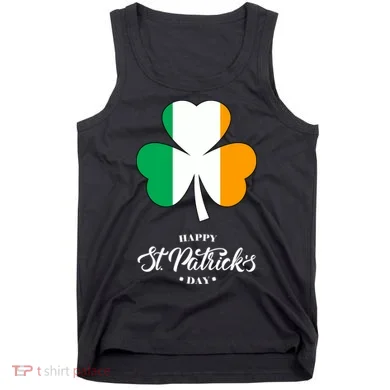 St. Patrick Day Irish Clover Flag Tank Top
