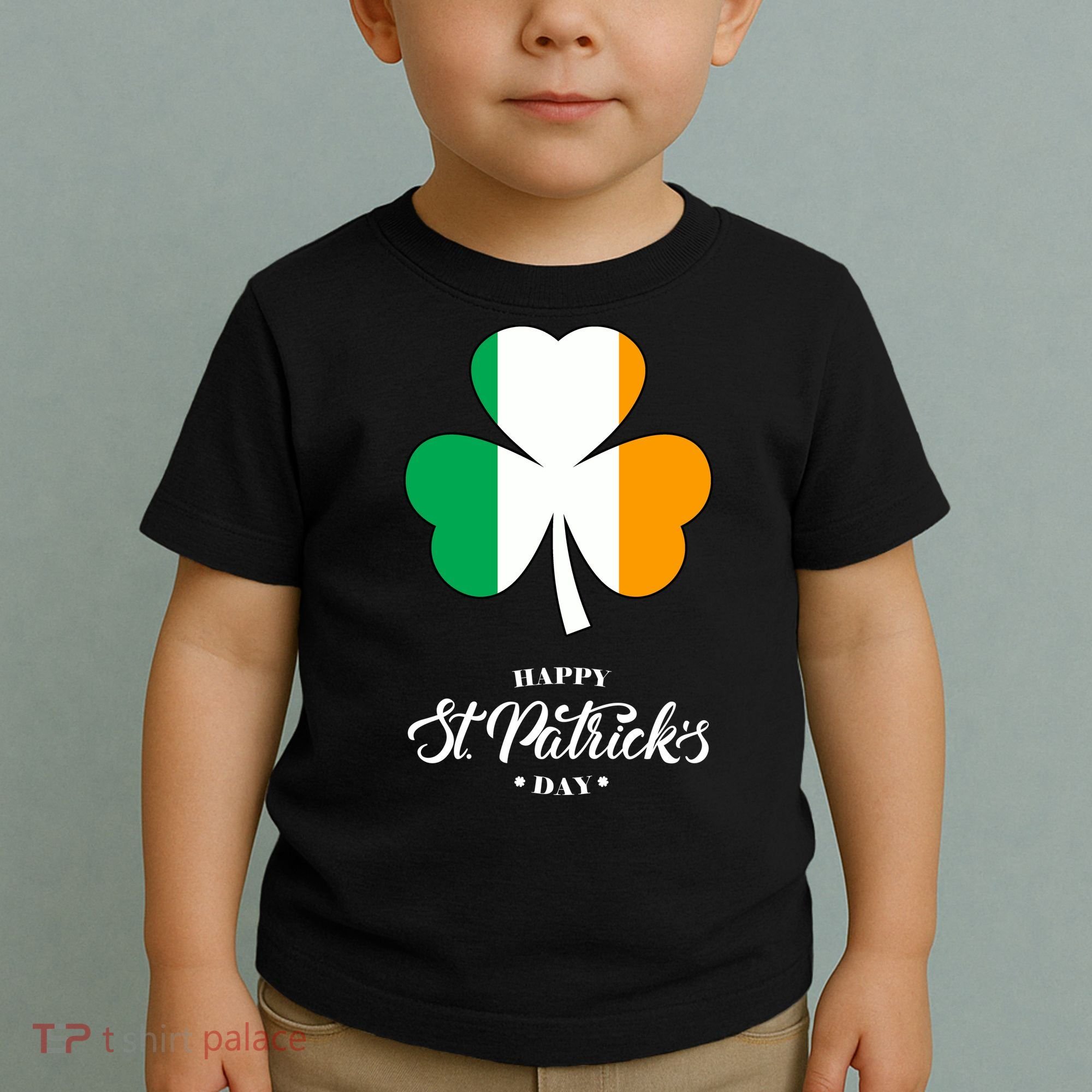 St. Patrick Day Irish Clover Flag Toddler T-Shirt