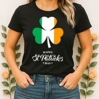 St. Patrick Day Irish Clover Flag Women's T-Shirt thumb 2