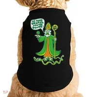 St. Patrick Go Home Snakes You're Drunk Doggie Tank thumb 0