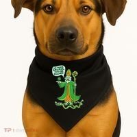 St. Patrick Go Home Snakes You're Drunk USA-Made Doggie Bandana thumb 1