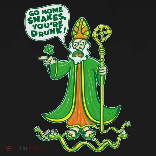 St. Patrick Go Home Snakes You're Drunk Tank Top