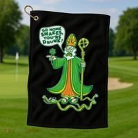 St. Patrick Go Home Snakes You're Drunk Golf Towel thumb 1