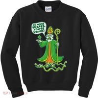 St. Patrick Go Home Snakes You're Drunk Kids Sweatshirt thumb 0
