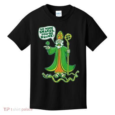 St. Patrick Go Home Snakes You're Drunk Kids T-Shirt