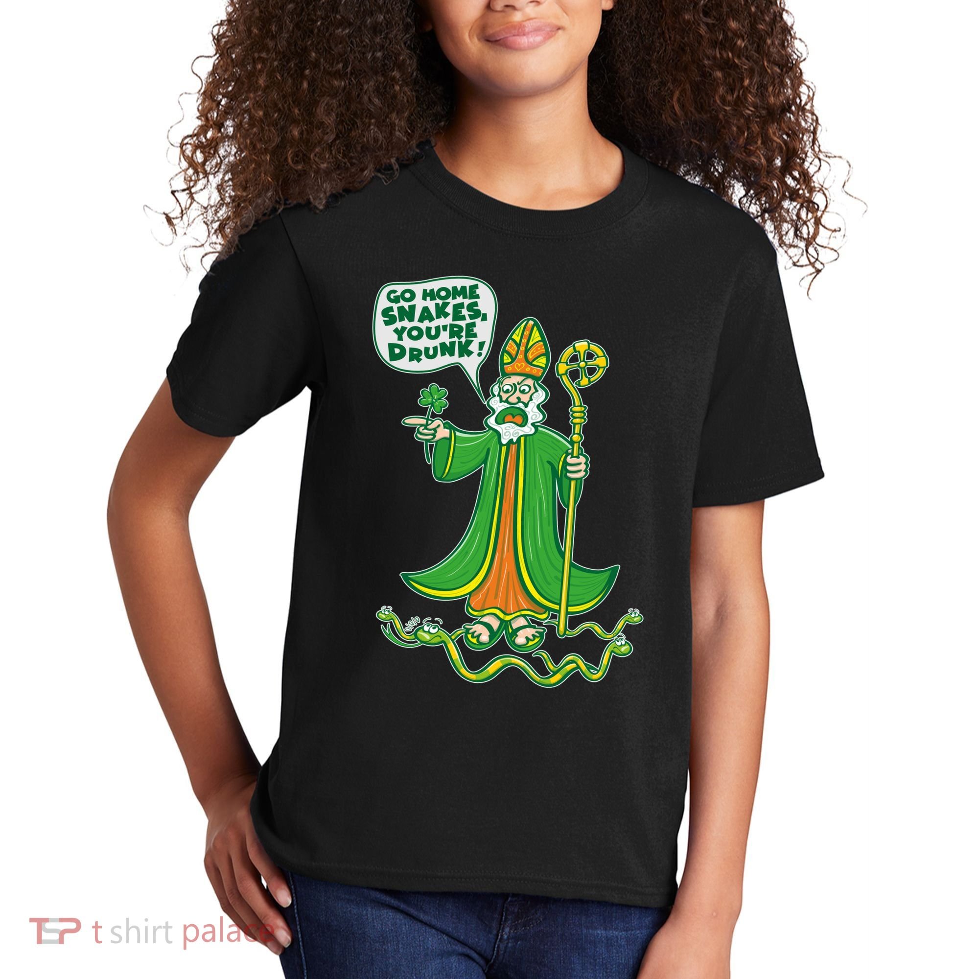 St. Patrick Go Home Snakes You're Drunk Kids T-Shirt