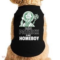 St. Patrick Is My Homeboy Funny Irish Doggie Tank thumb 0