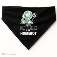 St. Patrick Is My Homeboy Funny Irish USA-Made Doggie Bandana thumb 0
