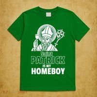 St. Patrick Is My Homeboy Funny Irish T-Shirt thumb 5