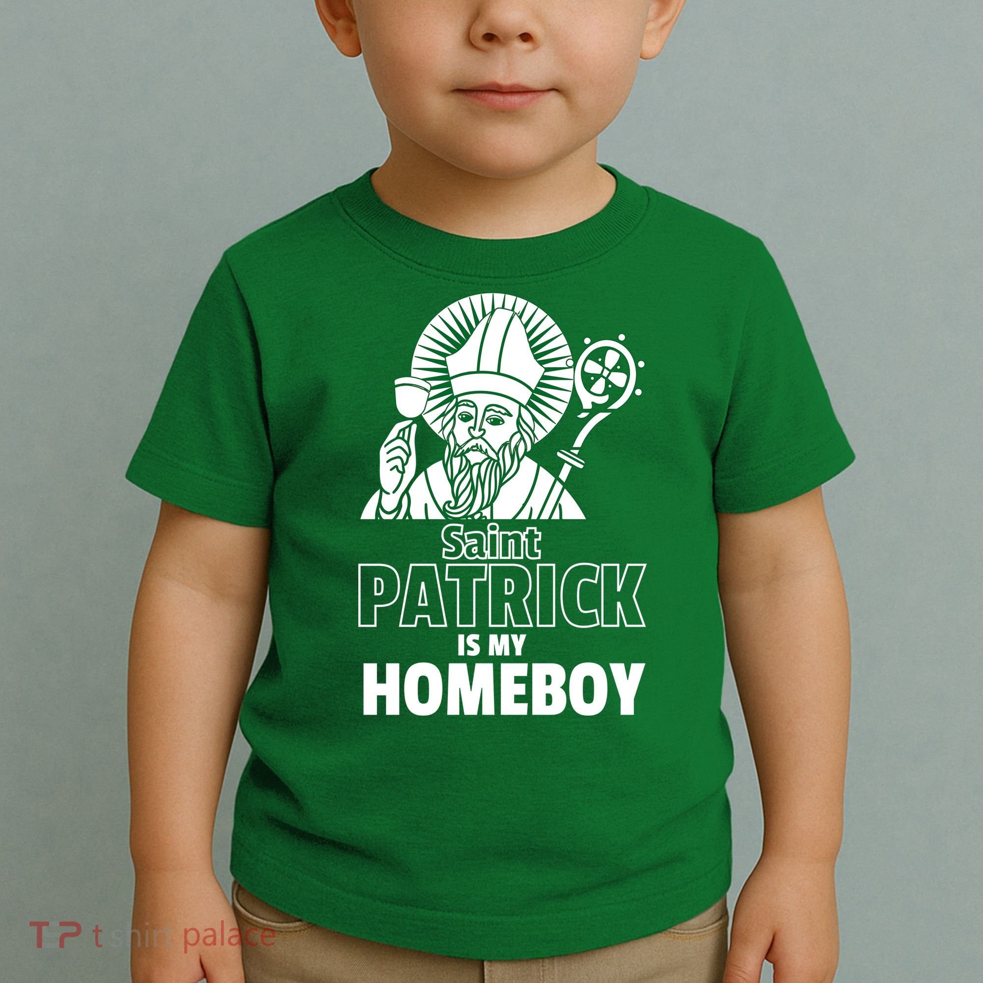 St. Patrick Is My Homeboy Funny Irish Toddler T-Shirt