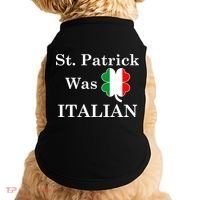 St. Patrick Was Italian Funny St Patricks Day Doggie Tank thumb 0