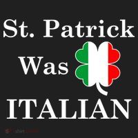 St. Patrick Was Italian Funny St Patricks Day Golf Towel thumb 3