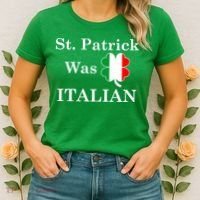 St. Patrick Was Italian Funny St Patricks Day Women's T-Shirt thumb 2