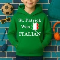 St. Patrick Was Italian Funny St Patricks Day Kids Hoodie thumb 2