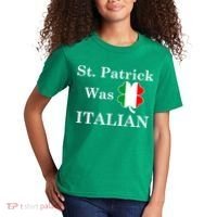 St. Patrick Was Italian Funny St Patricks Day Kids T-Shirt thumb 2
