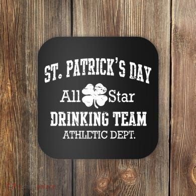 St. Patrick's Day All Star Drinking Team Coaster