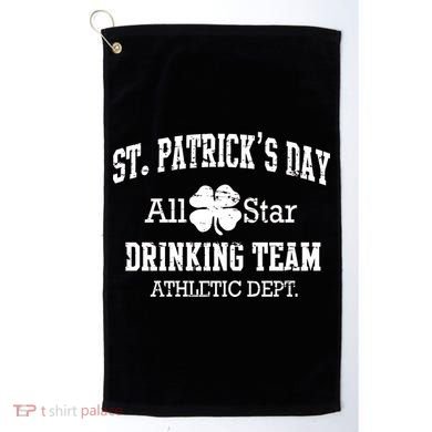 St. Patrick's Day All Star Drinking Team Golf Towel