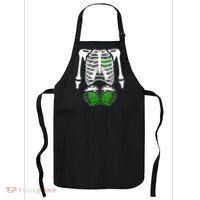 St. Patrick's Day Beer Rib Cage Skeleton Apron thumb 0