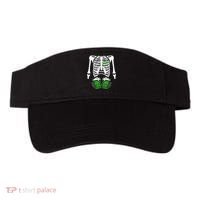 St. Patrick's Day Beer Rib Cage Skeleton Visor thumb 0