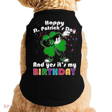 St. Patrick's Day Birthday Doggie Tank