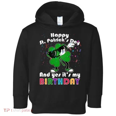 St. Patrick's Day Birthday Toddler Hoodie