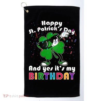 St. Patrick's Day Birthday Golf Towel