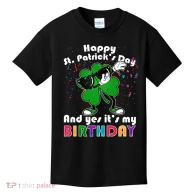 St. Patrick's Day Birthday Kids T-Shirt