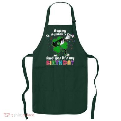 St. Patrick's Day Birthday Apron