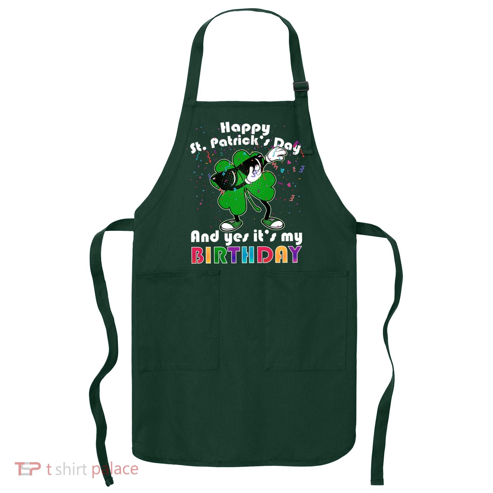 St. Patrick's Day Birthday Apron
