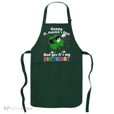 St. Patrick's Day Birthday Apron