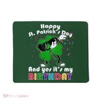 St. Patrick's Day Birthday Mousepad thumb 0