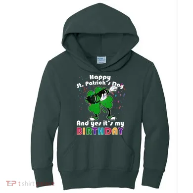 St. Patrick's Day Birthday Kids Hoodie