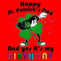 St. Patrick's Day Birthday Santa Hat thumb 1