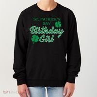 St. Patrick's Day Birthday Girl Women's Sweatshirt thumb 0