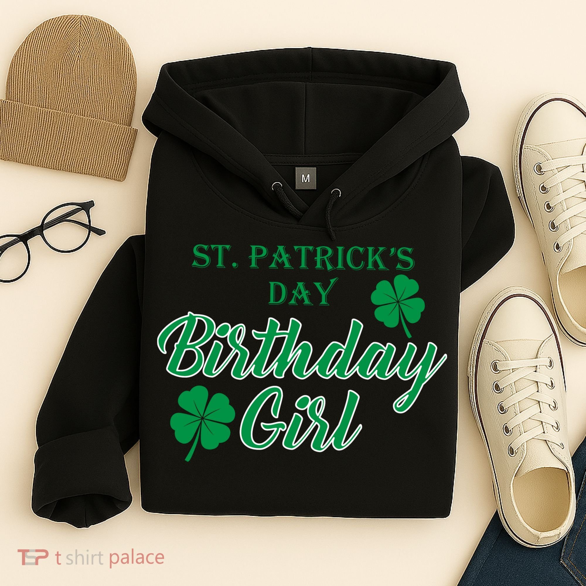 St. Patrick's Day Birthday Girl Hoodie