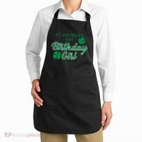 St. Patrick's Day Birthday Girl Apron thumb 2