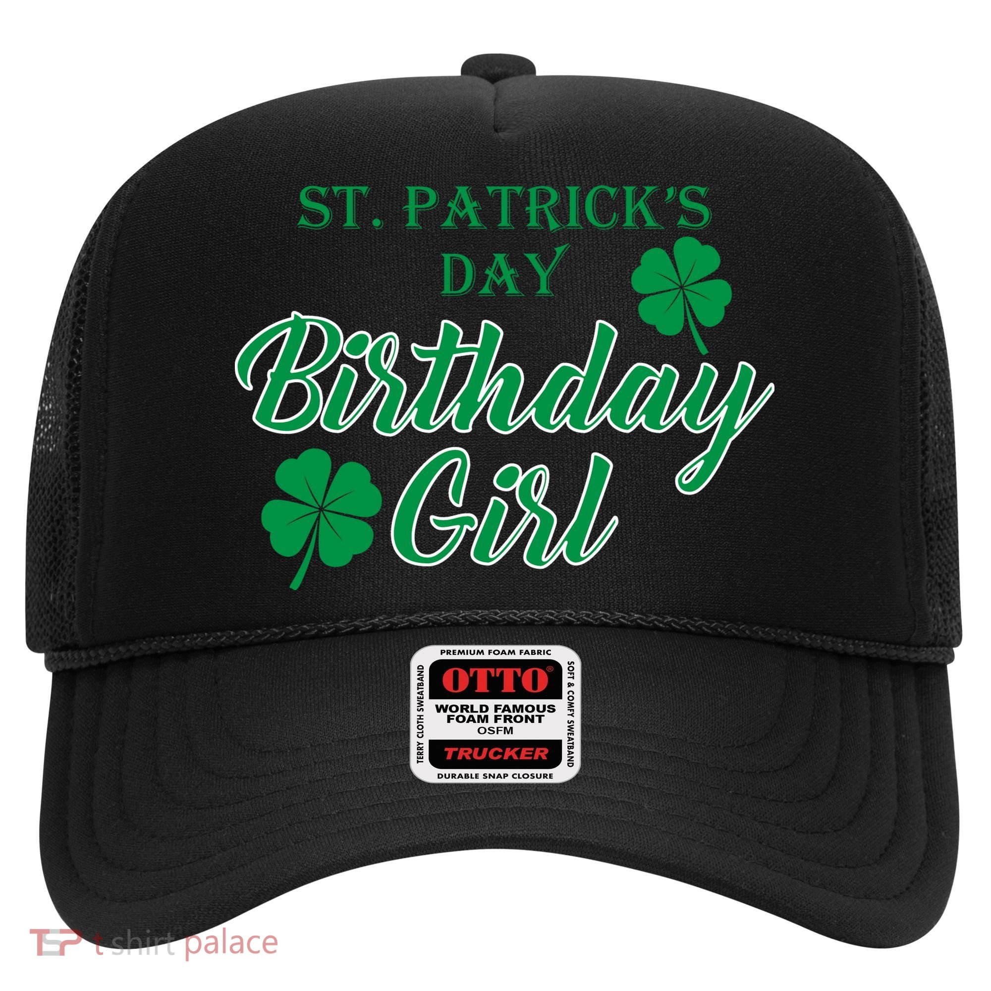 St. Patrick's Day Birthday Girl Hat