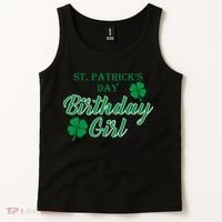 St. Patrick's Day Birthday Girl Tank Top thumb 2