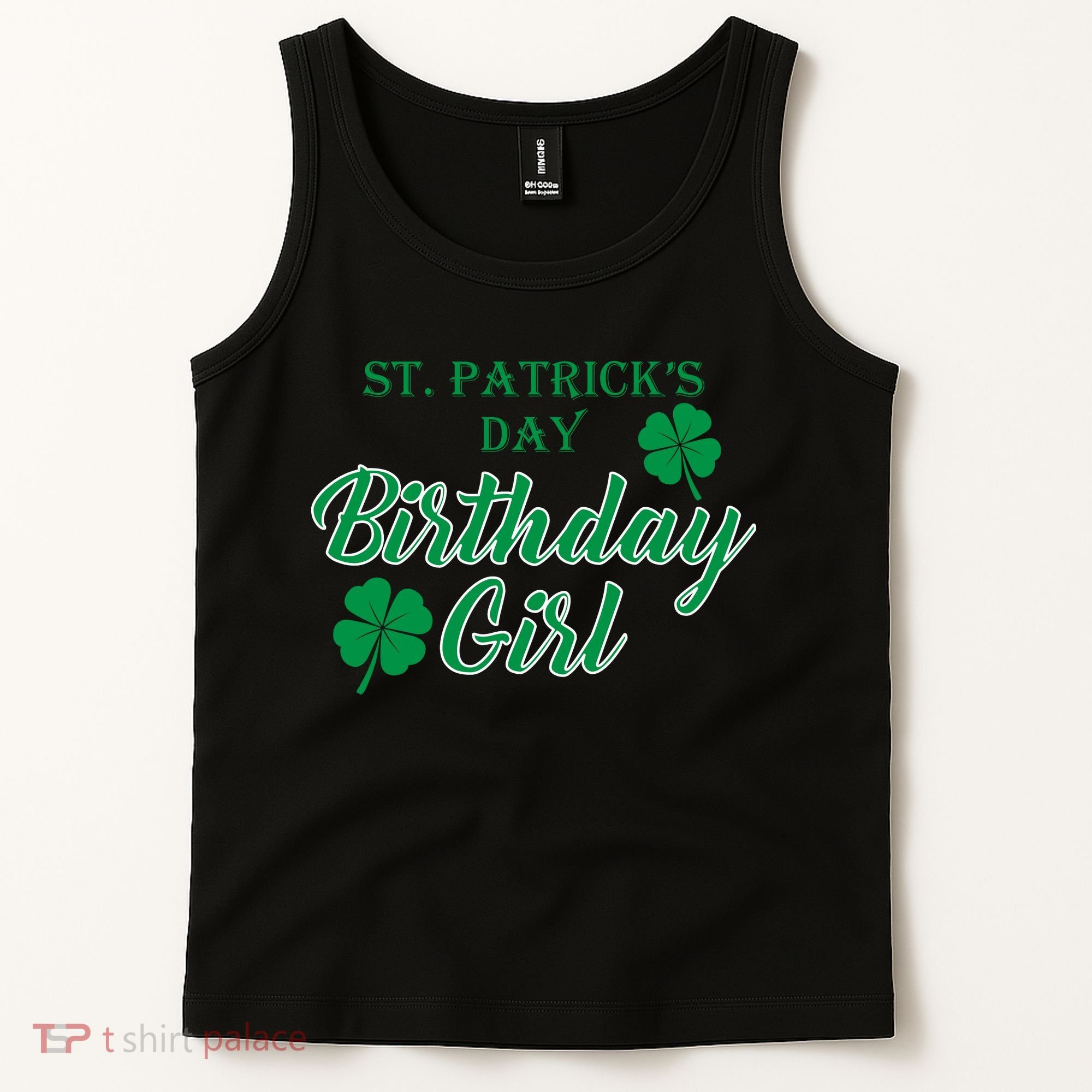 St. Patrick's Day Birthday Girl Tank Top